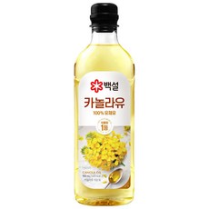 백설 카놀라유, 900ml, 3개