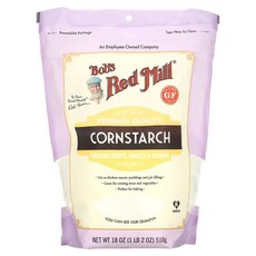 프리미엄 옥수수 전분 corn starch 글루텐 프리 510g 밥스레드밀 [미국산], 1개