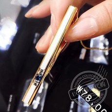 넥타이핀 유고(UGO) 원장직업정장넥핀 남성비즈니스 프리미엄 선물 맞춤글자
