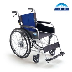 태리 경량 알루미늄 수동식 휠체어 TR-201 12.7kg 통타이어 보호자브레이크, 1개
