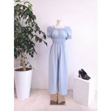 퍼프소매점프수트