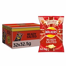 워커스 감자칩 레디 솔티드 32.5g x 32봉 영국 포테이토칩 짭잘한맛