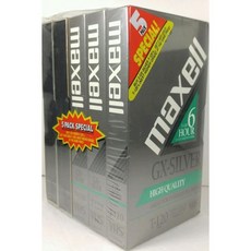 Maxell VHS 테이프 3 GX-실버 2 HGX-골드 PHG 6시간 T-120 - 5팩, Maxell VHS 테이프 3 GX-실버 2 HGX-골