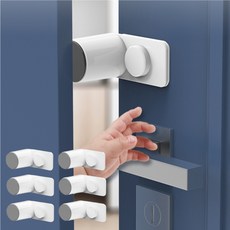 레디박스 프리미엄 부착식 회전 안전 손끼임 방지 도어스토퍼, 6개 6개