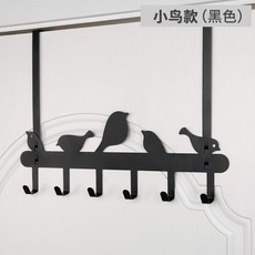 문 뒷걸이 옷걸이 침실문 홀더 옷걸이 수납선반, E