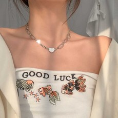 샤넬하트목걸이