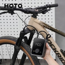 소형워터펌프 양수기 충전식 농사용 HOTO 에어 펌프 프로 고속 충전 전문 등급 차량 타이어 팽창기, 1개