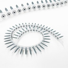 (유진코) 매거진피스 외날 1000발 2000발 연발 스크류 나사 못 텍스피스 석고보드, 1박스