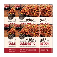 아워홈 연탄 구이맛 고추장 불고기 400g x6개, 6개