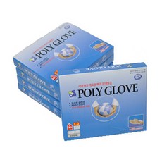 폴리글러브 (Poly Glove) 200ea X 10개 진료장갑 의료, 1개, 1개