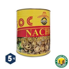 지오씨팜 할라피뇨 슬라이스, 3kg, 5개