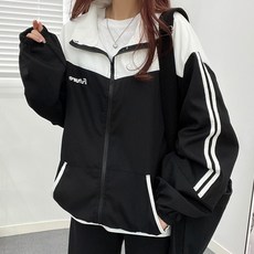 퓨쳐 배색 바람막이점퍼