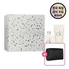 [캘빈클라인] [공식수입원] 캘빈 클라인 씨케이원 세트(EDT 200ml+모이스처라이저 200ml) (+ 코퍼레이션 스몰 파우치 증정), 200ml, 1개 - ckone