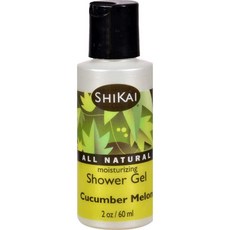 시카이 올 내추럴 모이스처라이징 샤워 젤, 60ml, Cucumber Melon