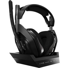 Logicool G ASTRO Gaming A50 무선 게이밍 헤드셋 5.1ch PS5 PS4 PC 베이스 스테이션 믹스 앰프 내장 A50WL-002