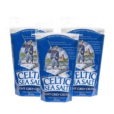 Celtic Sea Salt Light Grey Celtic 셀틱씨솔트 라이트 그레이 파우치 227g 3팩, 3개