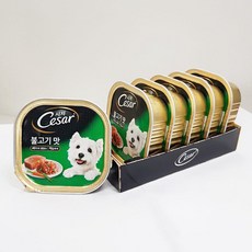  반려동물 시저 불고기 100g 24개 강아지특식 반려견간식 애견캔 