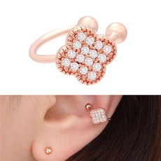 골든듀미니클로버귀걸이