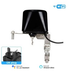 가스차단기 가성비좋은 LPG 안전 잠금 타이머 Matter/Tuya WiFi 워터 밸브 가스 차단 컨트롤러 스마트 워터/가스 자동화 조작기 알렉사 구글 홈 홈키트로 작동, US Adapter_Tuya Smart Life App, 1개