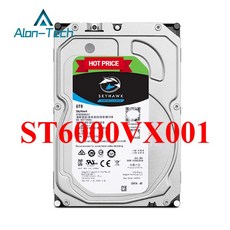 Seagate SkyHawk 내장 HDD 하드 디스크 드라이브 6TB Sata 6 Gbs 3. 5인치 ST6000VX001 - 스카이호크6tb