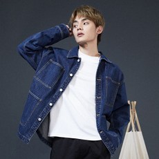 남자리스트코트 Metersbonwe재킷 루즈핏 유행 2020뉴타입 루즈핏어깨 청소년 남성 데님코트