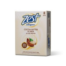 클렌져 Zest Creamy Cocoa Butter Shea Moisture-Rich Bar Soap 4 oz 8 count 8 Bar PROD210004753, 상세 설명 참조0, 상세 설명 참조0