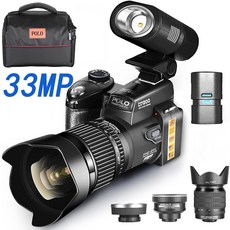 전문가용 디지털 카메라 DSLR 카메라 24X 렌즈 1080p 2024 HD D7200 POLO, [02] US, [04] With 32G - d7200