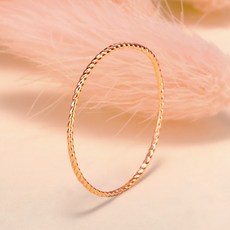 18k실반지