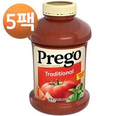 프레고 파스타 소스 트러디셔널 67oz, 5팩