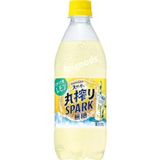 일본 산토리 마루시보리 스파클링 무설탕 레몬 탄산수 500ml x 24개입