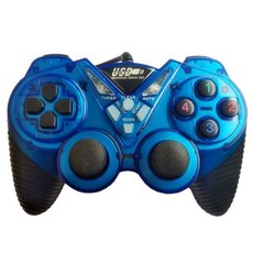 유선 게임 패드 클래식 게임 컨트롤러 게임 Joypad 조이스틱 컨트롤 WinXP / Win7 / Win8 / Win10 게이머 콘솔 원격, 푸른, 1개, 02 blue