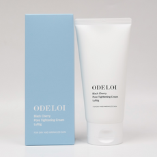 "정품"블랙체리 모공수축크림 로프디100/200 모공수축효과 피부저자극제품 블랙체리열매추출물50000ppm함유 AHA콜라겐함유 가벼운사용감 모공크림 더마코스메틱강력추천!ODELOI, 1개, 100ml, 100ml