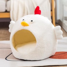  고양이모래매트 겨울 따뜻한 새로운 고양이 둥지 고양이대형화장실, 42x42x32CM 