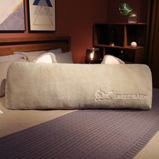 사각 롱 쿠션 긴 침대 베개 직사각형 수면 부드러운 세탁 가능, 65cm, A