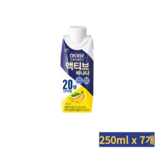 일동후디스 하이뮨 프로틴 밸런스 액티브 바나나, 250ml, 7개