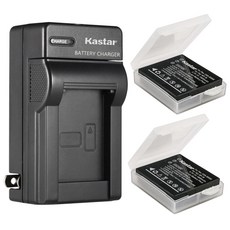 라이카 BPD씨포 C4용 카스타 배터리 월 충전기 CLUX1 DLUX2 DLUX3 DLUX4, 1 Charger + 2 Batteries, 1개