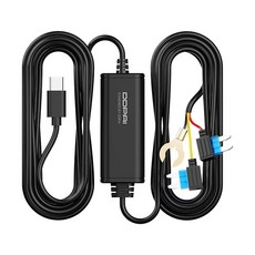 DDPAI Dash Cam 하드와이어 키트 3m10피트 Type-C USB 대시 카메라 하드 와이어 Z50 Pro 및 Z60 모델과 호환 24시간 주차 모니터 지원 12V, DDPAI Dash Cam 하드와이어 키트, 3m10피