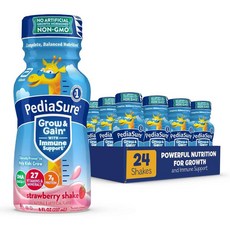 PediaSure 페디아슈어 딸기 키즈 프로틴 쉐이크 237ml 24팩