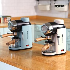 [MOZ] 스웨덴 북유럽감성 모즈 커피머신 DR-800 에스프레소머신, 색상:아이보리, 1개