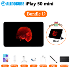 【】AlldocubeiPlay50mini태블릿8.4인치UNISOCT606안드로이드13운영체제Widevine4GBRAM(+가상메모리, 01EUPlug, 04BundleD