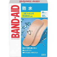 BAND-AID 상처 밴드 방수 M사이즈 40매