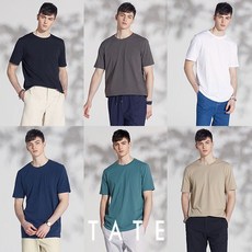 [TATE]21Summer 오가닉코튼 100 에센셜 티셔츠 남성 6종