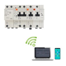 누전차단기 Matismart 와이파이 리모컨 지능형 스마트 전기 mcb 미니어처 회로 차단기 접지 누설 전류 보호, 1개