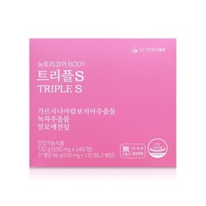 뉴트리코어 트리플S 550mg x 120정 x 2병 /Neo, 단품, 단품