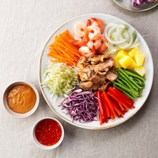 쉬림프 불고기 월남쌈 (2인분) / 한식 홈파티 홈캉스 홈스토랑 아이간식 캠핑 밀키트 289744, 애슐리 쉬림프 불고기 월남쌈 2인분 한식 홈파티 홈캉스, 801g
