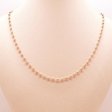 오팔하우스 14k 컷팅볼 목걸이 2mm