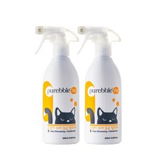 퓨어블 펫 고양이모래 살균탈취제, 2개, 500ml