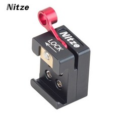 Nitze QR 나토 레일 클램프 마운트 어댑터 NF49A 카메라 케이지용 1 4 n 3 8 스레드 포함