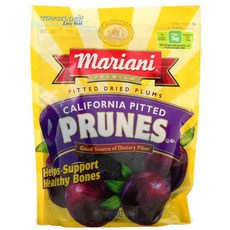 1+1 Mariani Dried Fruit 프리미엄 캘리포니아 씨를 뺀 자두 198g 7o, 2개