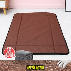거실 강아지매트 개매트 대형 댕댕이집 겨울 보온 금모내착 사계절 통용 세탁 잠자리 테디 펫 침대, 커피색은더러움을잘씻는다., 옥스포드 패브릭 스몰 70*50*1.5cm 송, 1개